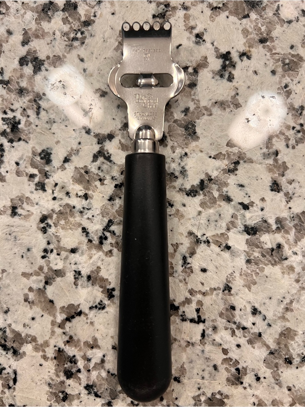 The Pampered Chef Black Stainless Steel Zester/Scorer